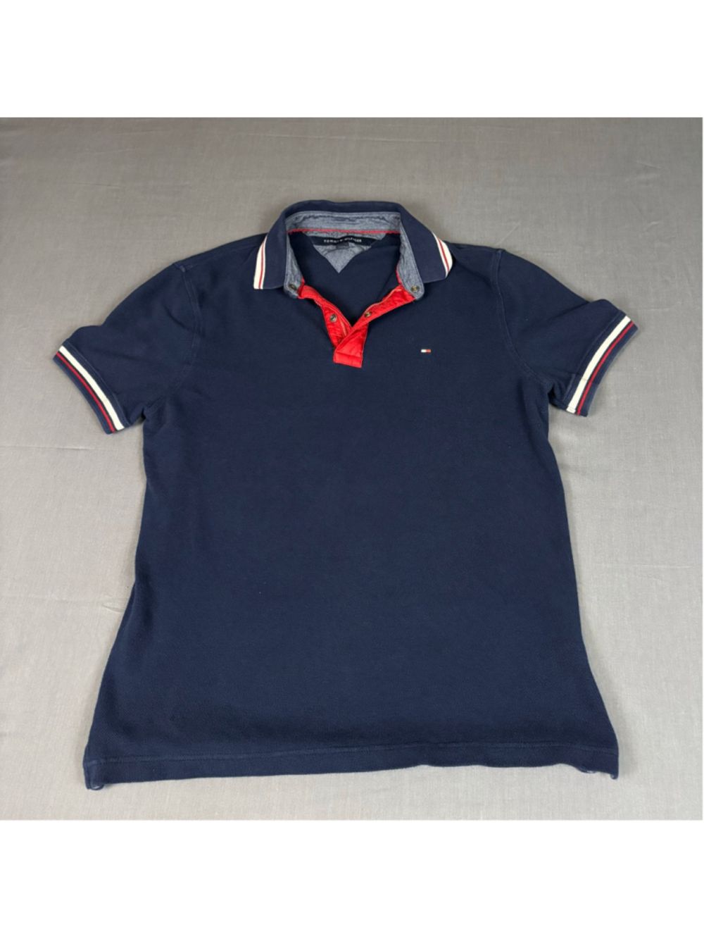 Tommy Hilfiger Navy Polo Shirt Men’s L